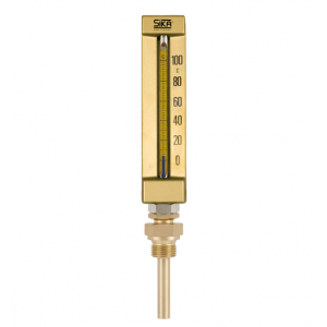 SIKA - Industrial thermometers, Premium Industrial thermometers with male thread / Anodised aluminium housing, vibration damped, Type 271 - 291 BF